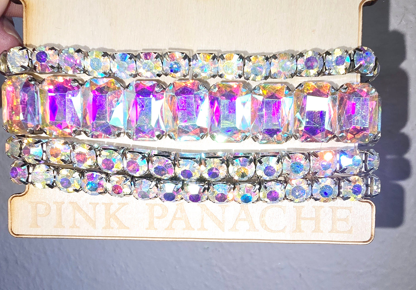 Jewelry Bracelet - AB rhinestone bracelet set