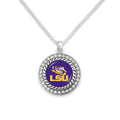 LSU Jewelry Necklace - From The Heart LSU Tigers Allie Necklace - photo 1