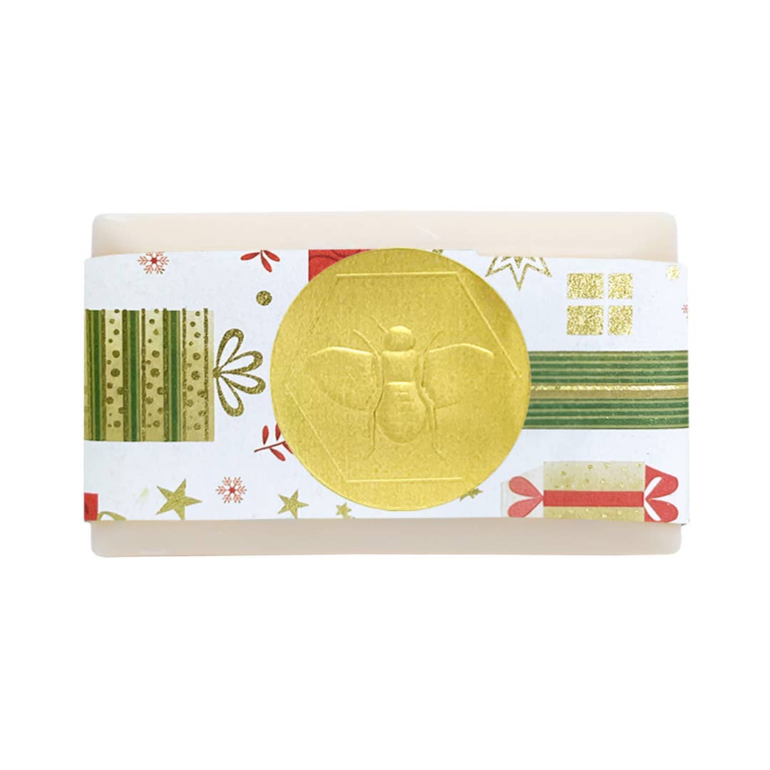 2 Piece Mini Soap & Lip Butter Gift Set In a Beautiful Gold Tulle Bag