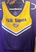 LSU Girls Purple & Gold Sleeveless Game Top - Size Girls 4-5