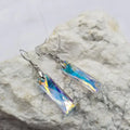 Clear Austrian Crystal Column Dangle Earring
