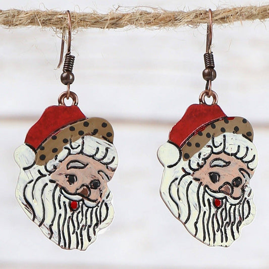 Christmas Santa Claus Earrings | Charlotte's Classy Closet