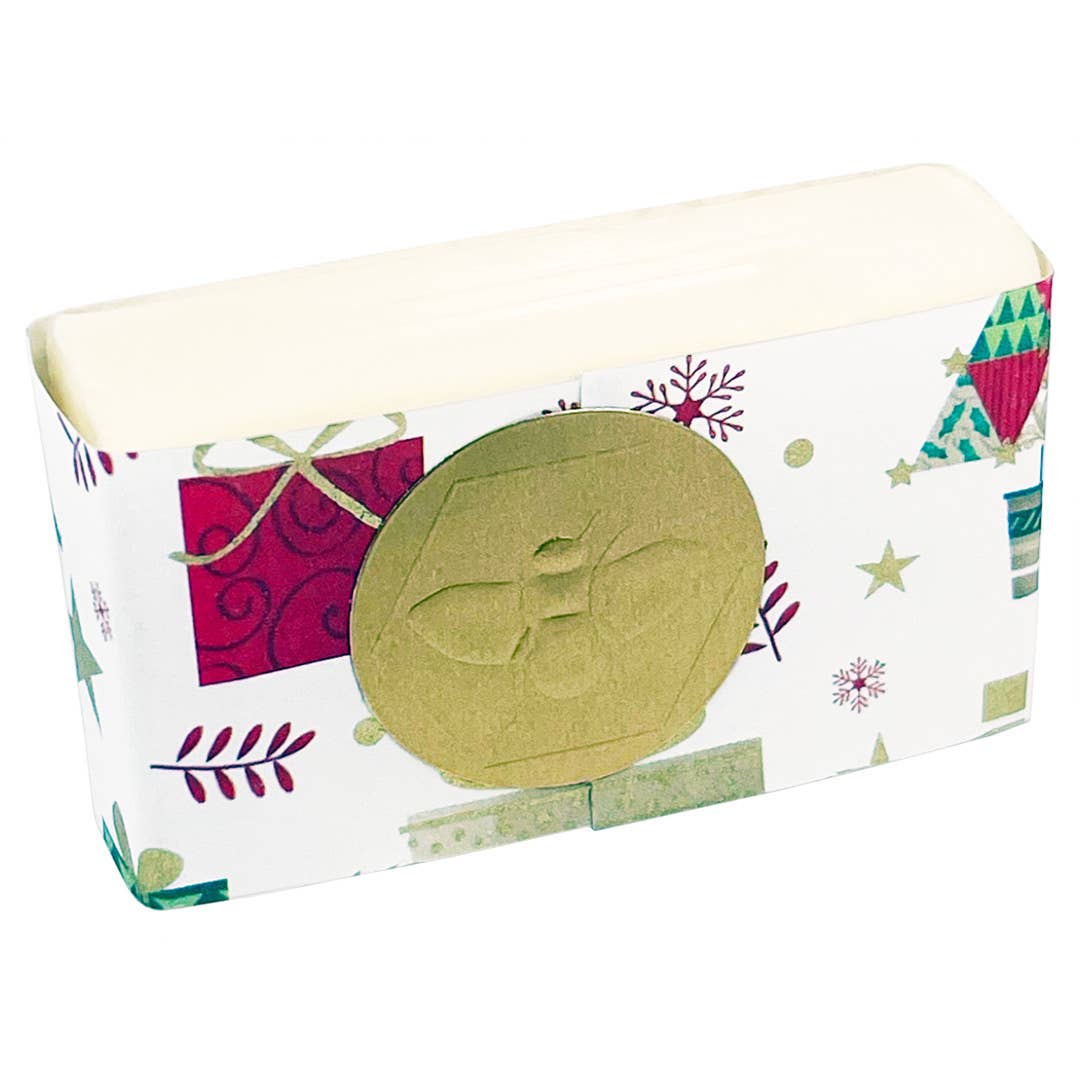 2 Piece Mini Soap & Lip Butter Gift Set In a Beautiful Gold Tulle Bag