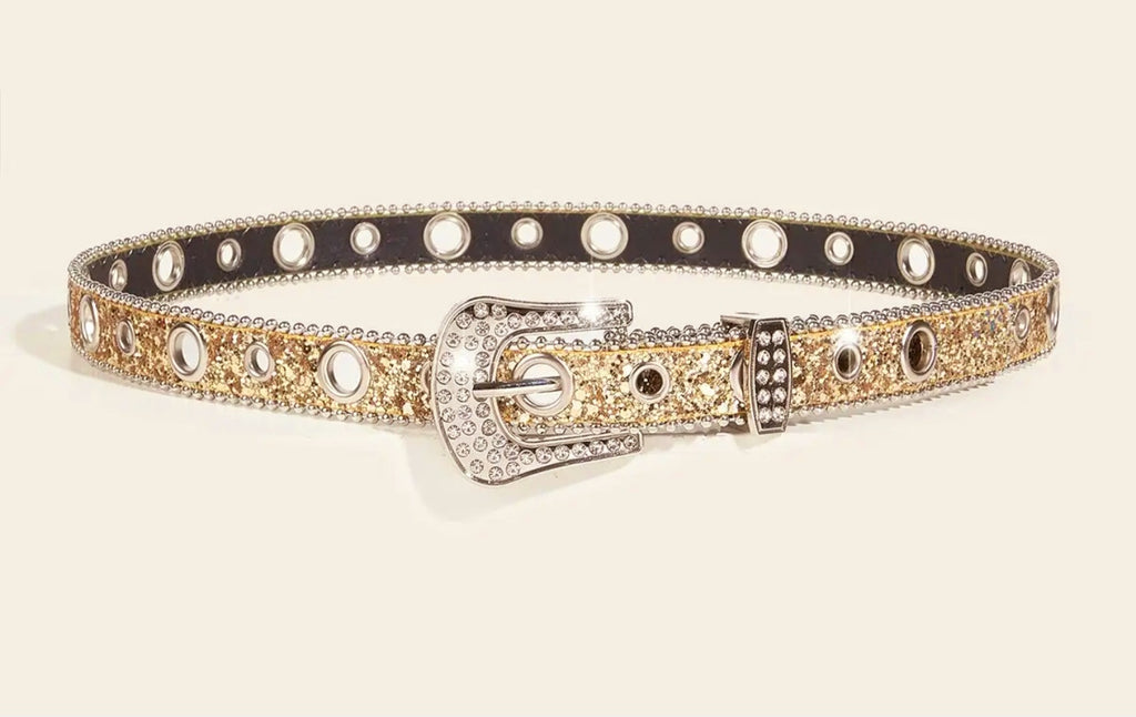 Rhinestone Trimmed Belts With Lots of Sparkle! Comes in 4 Sparkling Colors - photo 3