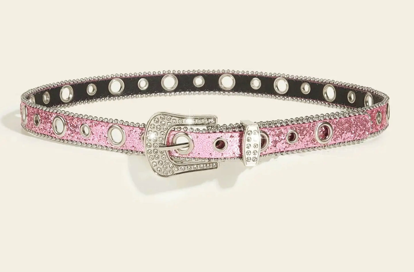 Belt - Rhinestone Trimmed Belt With Lots of Sparkle!