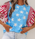 PATRIOTIC STARS & STRIPES TOP