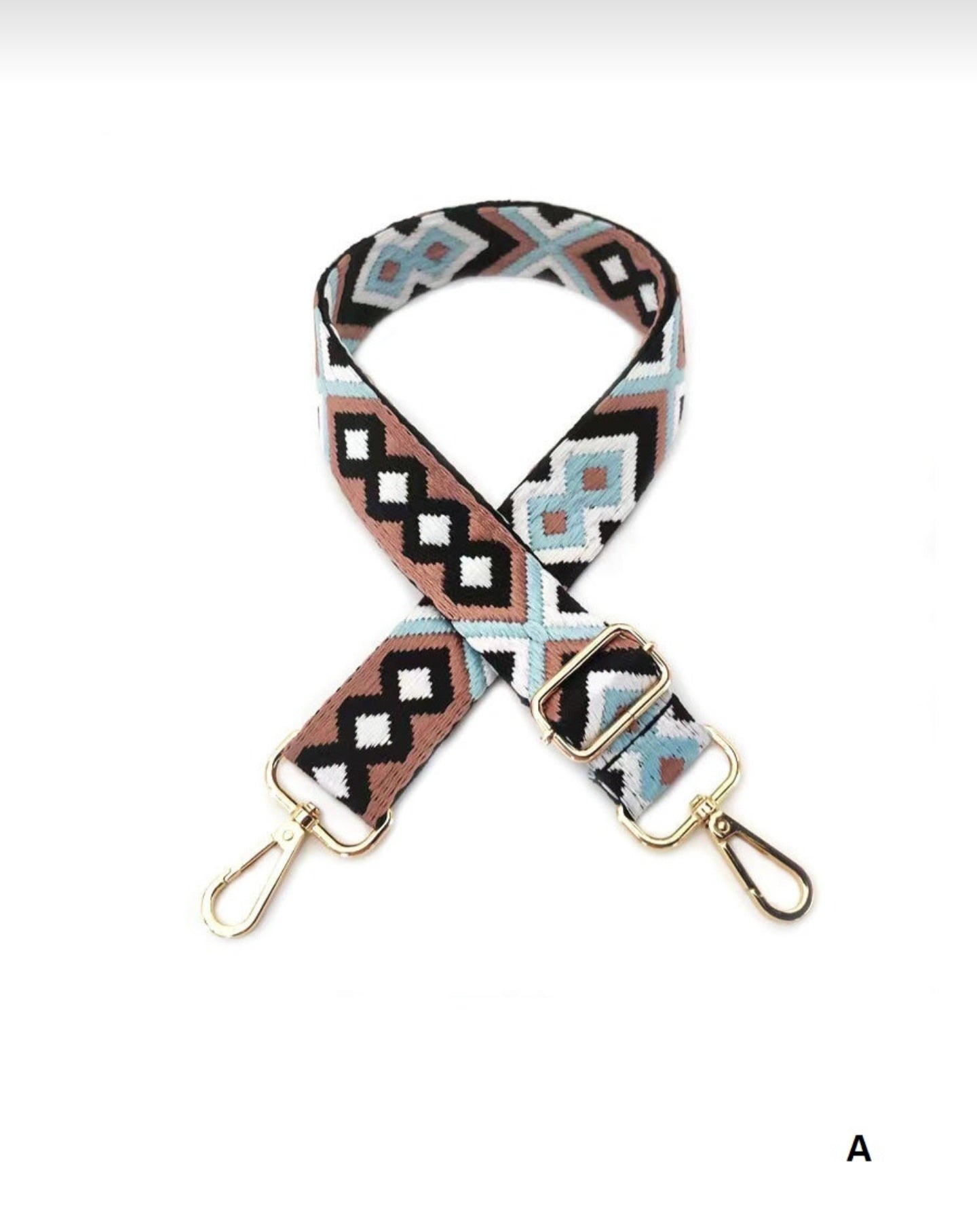 Guitar Strap for Crossbody & Shoulder Bags | Adjustable | Blue, Green, Pink, or Ivory