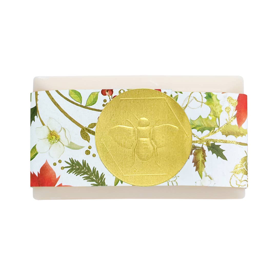 2 Piece Mini Soap & Lip Butter Gift Set In a Beautiful Gold Tulle Bag
