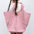 Soft Faux Leather Oversized Handbag