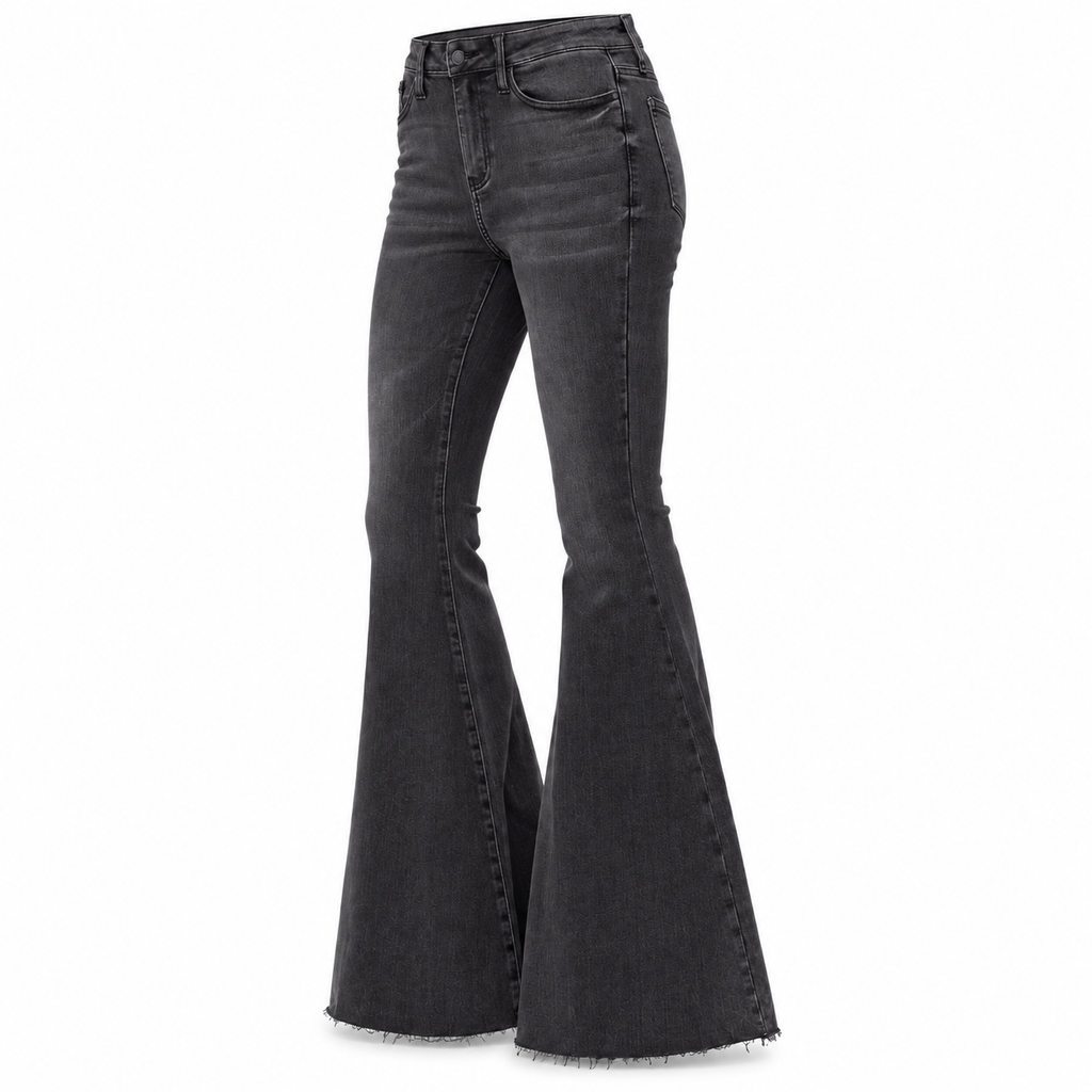 Judy Blue Jeans Medium Wash Black Super Flare Jeans | 31 Length & 34 Length - photo 4