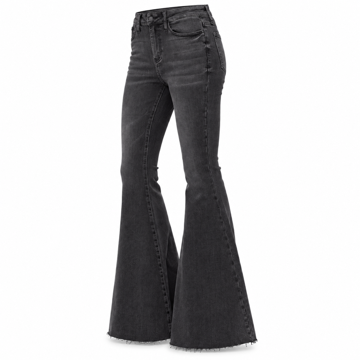 Judy Blue Jeans Medium Wash Black Super Flare Jeans | 31 Length & 34 Length - photo 4