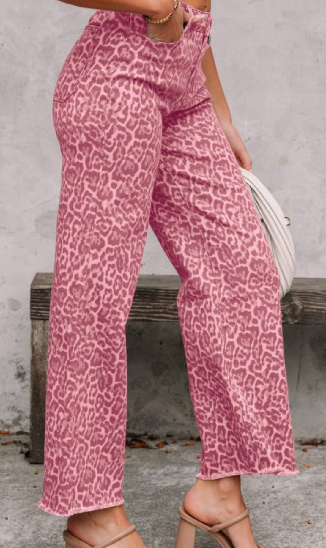 Leopard Print Jeans | Pink or Brown Leopard