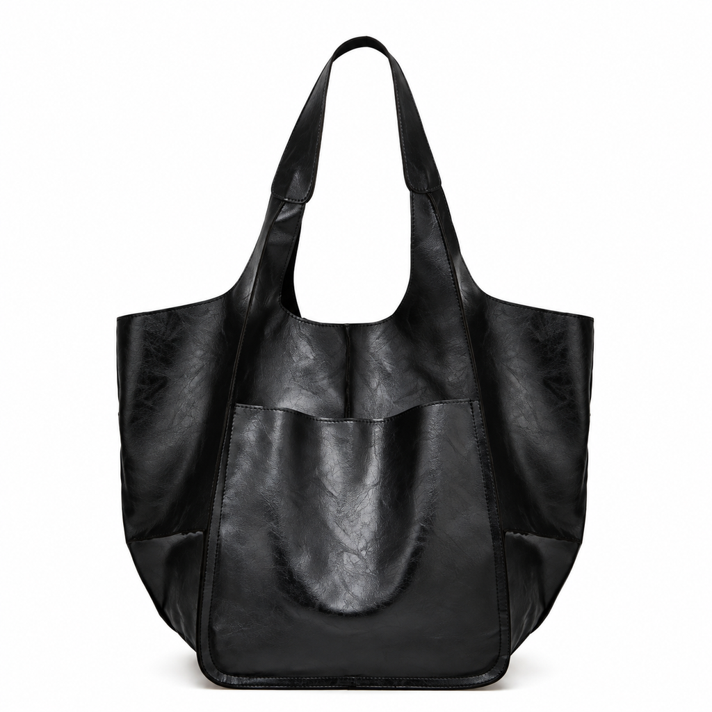 Soft Faux Leather Oversized Handbag