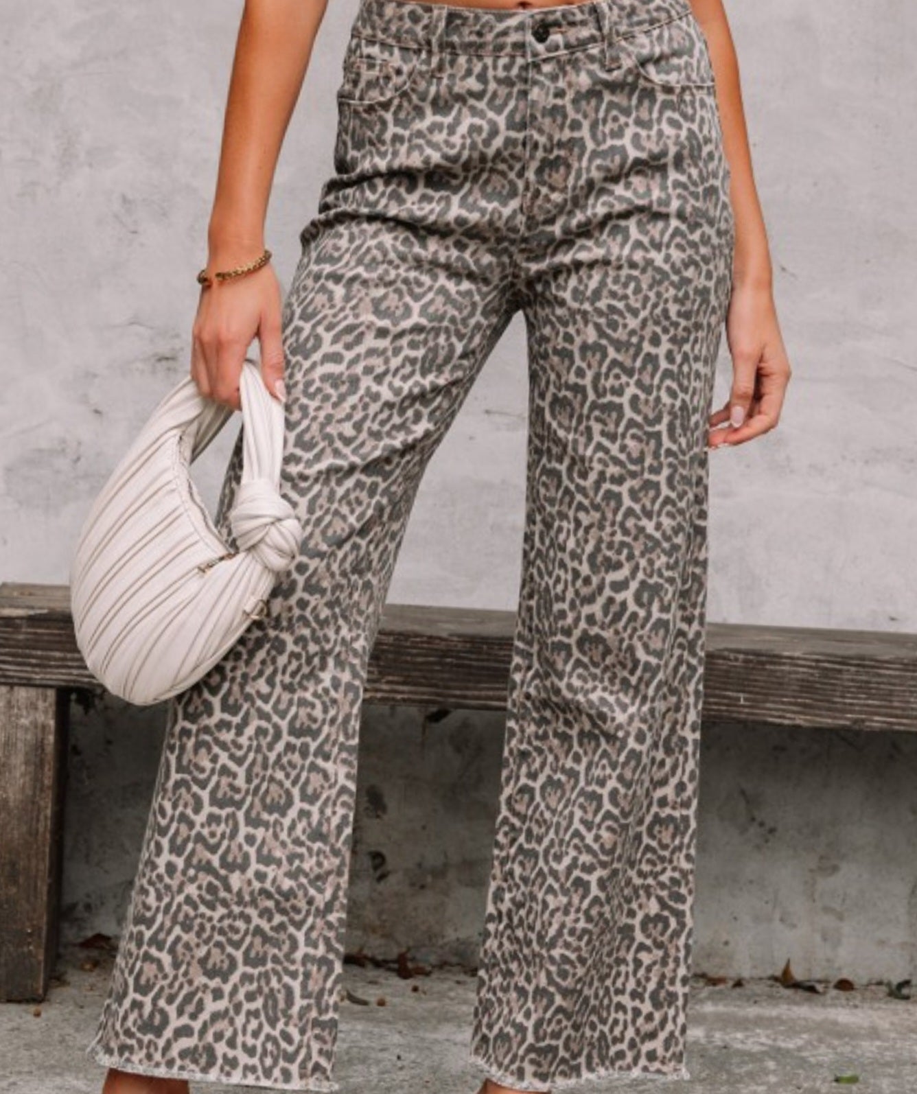 Leopard Print Jeans | Pink or Brown Leopard