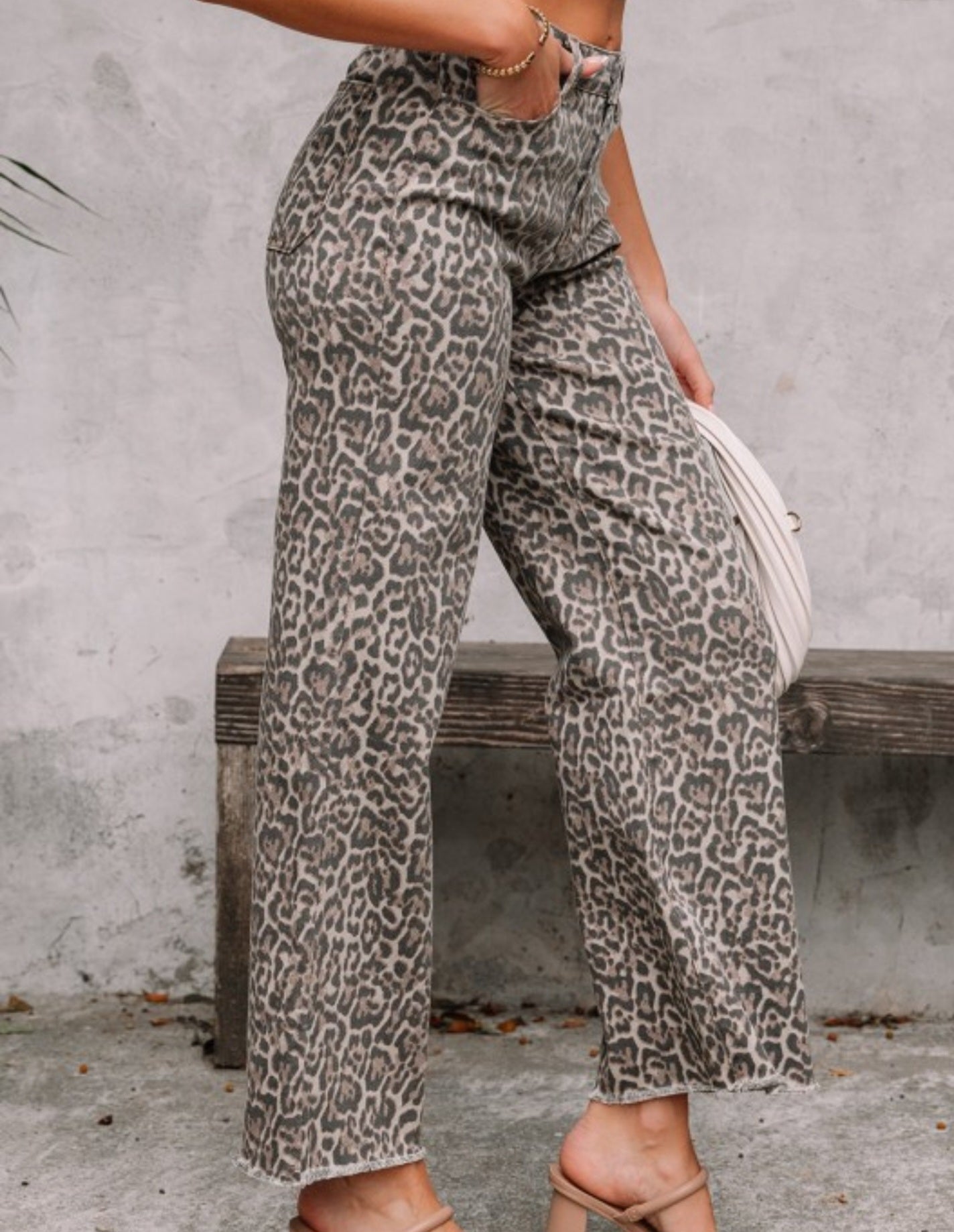 Leopard Print Jeans | Pink or Brown Leopard