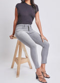 Missy Curvy Fit Super Stretchy Skinny Denim Jeans | Gray