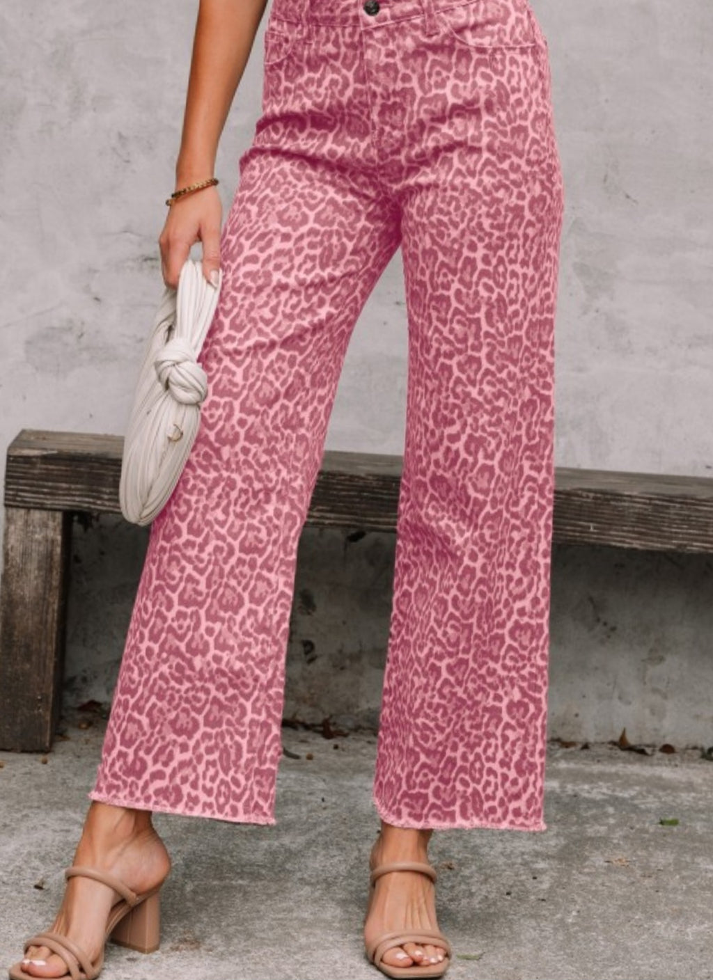 Leopard Print Jeans | Pink or Brown Leopard