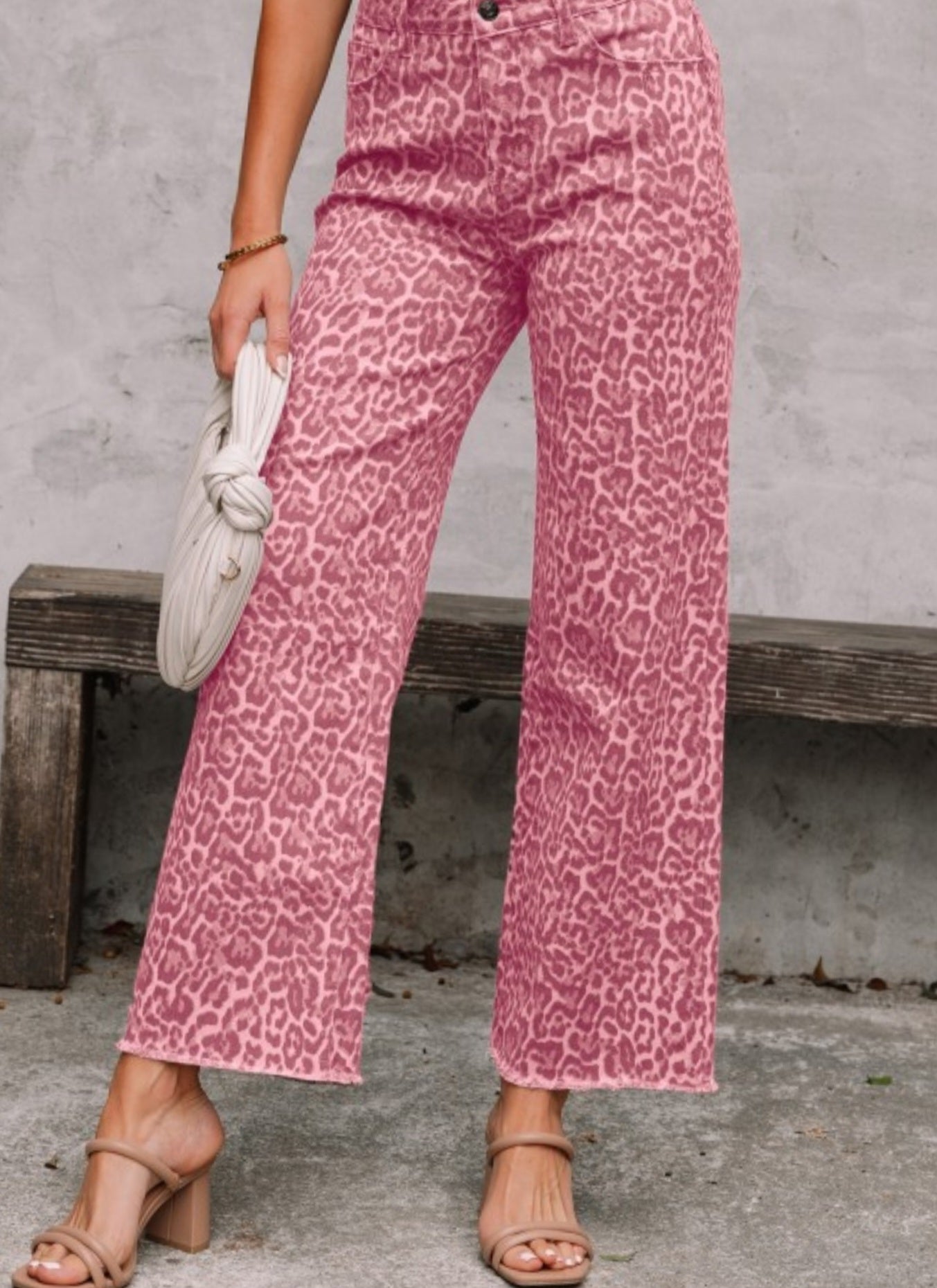 Leopard Print Jeans | Pink or Brown Leopard