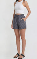 YMI Linen-Blend Tie Waist Shorts | 2 Prints | Sale