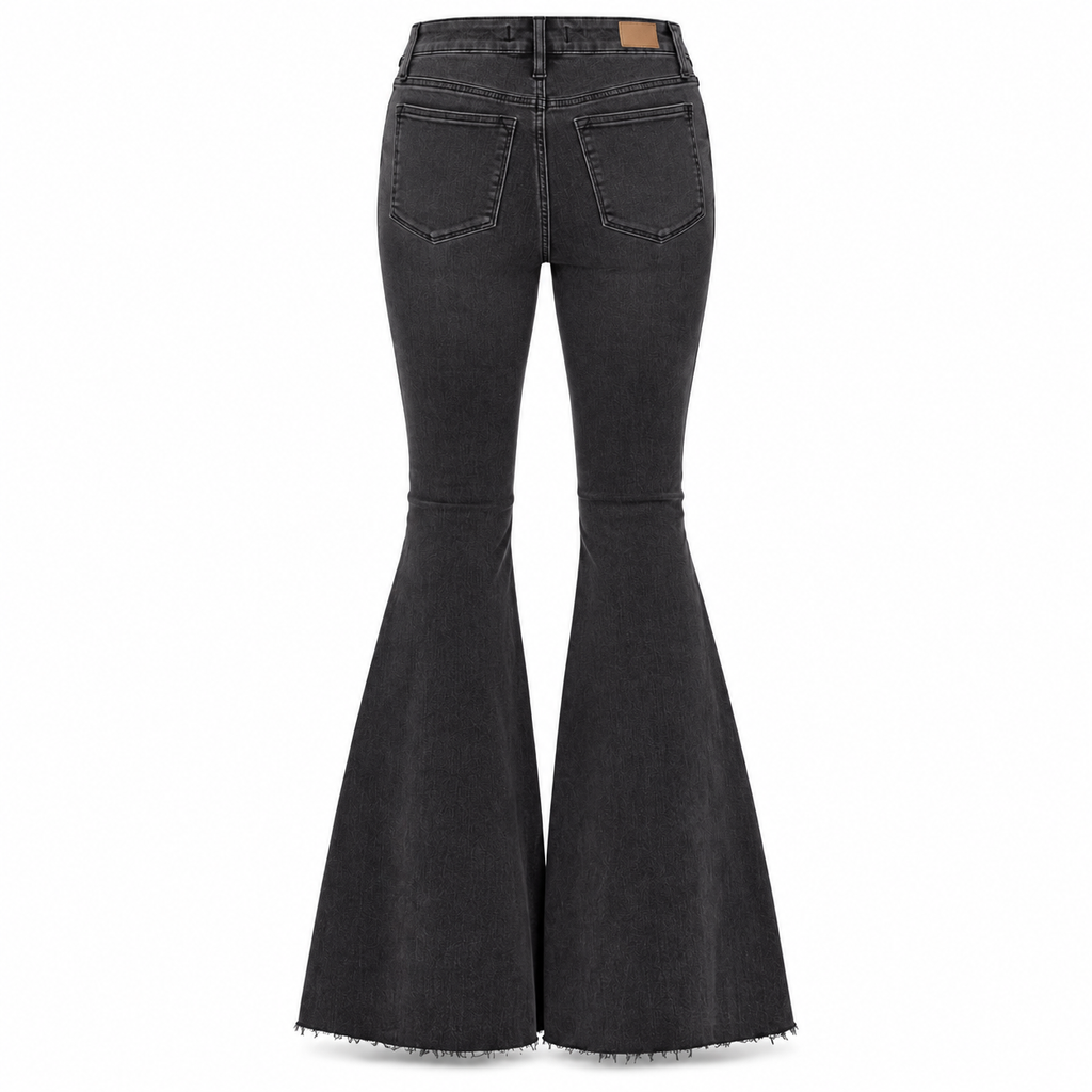 Judy Blue Jeans Medium Wash Black Super Flare Jeans | 31 Length & 34 Length - photo 3